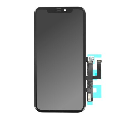 OEM - Original LCD IPS Display (Refurbished) Touchscreen with Frame (13020) - iPhone 11 - Black foto