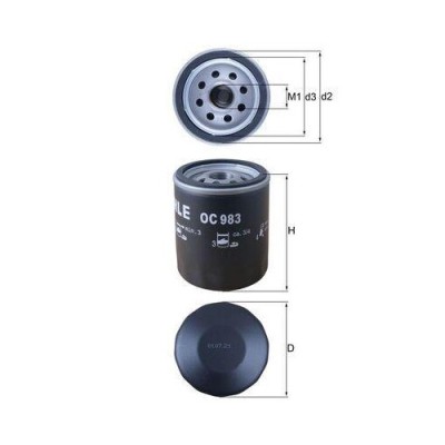 Mahle Filtru ulei foto