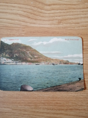 postcard Gibraltar - rock from south foto