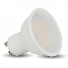 Set 2 becuri LED, soclu GU10, 6 W, 500 lm, 6400 K, culoare alb rece, forma PAR16 foto