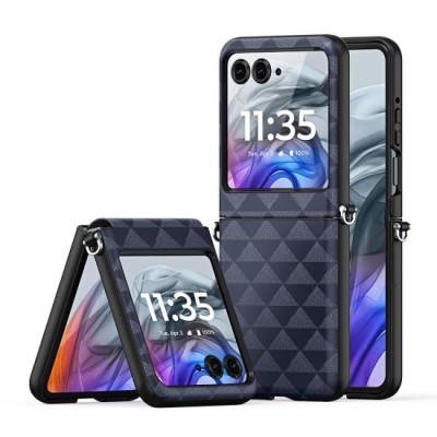 Husa pentru Motorola Razr 50 - Dux Ducis Fitt - Blue foto