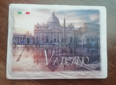 M3 C2 - Magnet frigider - tematica turism - Vatican 1 foto