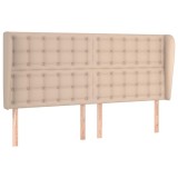 Cumpara ieftin Tablie pat cu aripioare cappuccino 163x23x118/128 cm piele eco