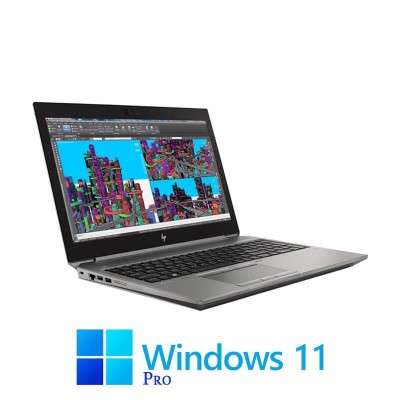 Laptop Touchscreen HP Zbook 15 G5, i7-8850H, SSD, Quadro P2000 4GB, Win 11 Pro foto