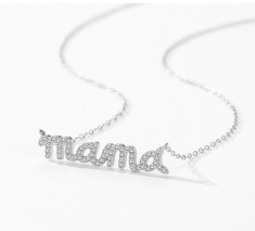 Lănțișor Elegant &quot;Mama&quot; din Argint 925 &ndash; Cadoul Perfect pentru Mamele Dragi Cod