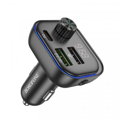 Modulator FM Bluetooth Borofone BC54, 2 x USB-A - 1 x USB-C foto