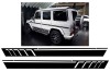 Stickere Laterale Negru Mat Mercedes G-Class W463 (1989-2017) Auto Tuning - Set Stanga+Dreapta - G63 G55 G550 G350