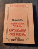 Icoana sparta Basarabia harta noastra care sangereaza Nicolae Dabija