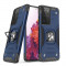 Husa Husa Hibrida Wozinsky Ring Armor + Suport Magnetic Pentru Samsung Galaxy S22 Ultra Albastru 9145576239810