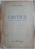 Critice. Realitati si exigente literare, vol I &ndash; Stefan Popescu. Studii literare