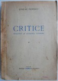 Critice. Realitati si exigente literare, vol I &ndash; Stefan Popescu