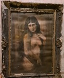 Tablou pictura Nud Femeie cu salba