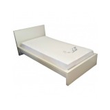 Husa impermeabila saltea, ML 70 x 140 cm, bumbac tip frotir, poliuretan, lavabila la 90&deg;C, alb