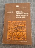 Cronica observatiilor astronomice romanesti Vasile Mioc