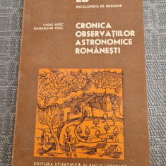 Cronica observatiilor astronomice romanesti Vasile Mioc