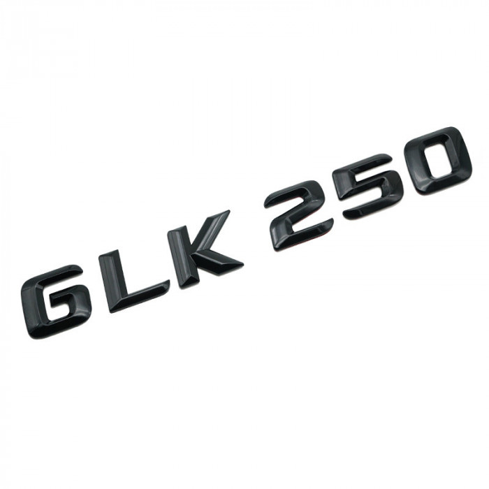 Emblema GLK 250 Negru, pentru spate portbagaj Mercedes