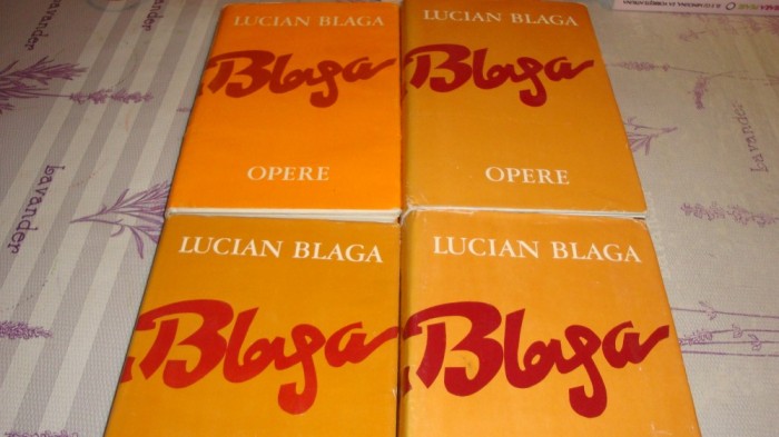 Lucian Blaga - Opere - 1974 ... - volumele 1 , 2 , 3 si 6