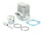 Set Motor Pocket Bike 47cc AC-2T, Bolt 10mm, Cilindru 40mm Revo - Kit Complet Piston, Segmenti
