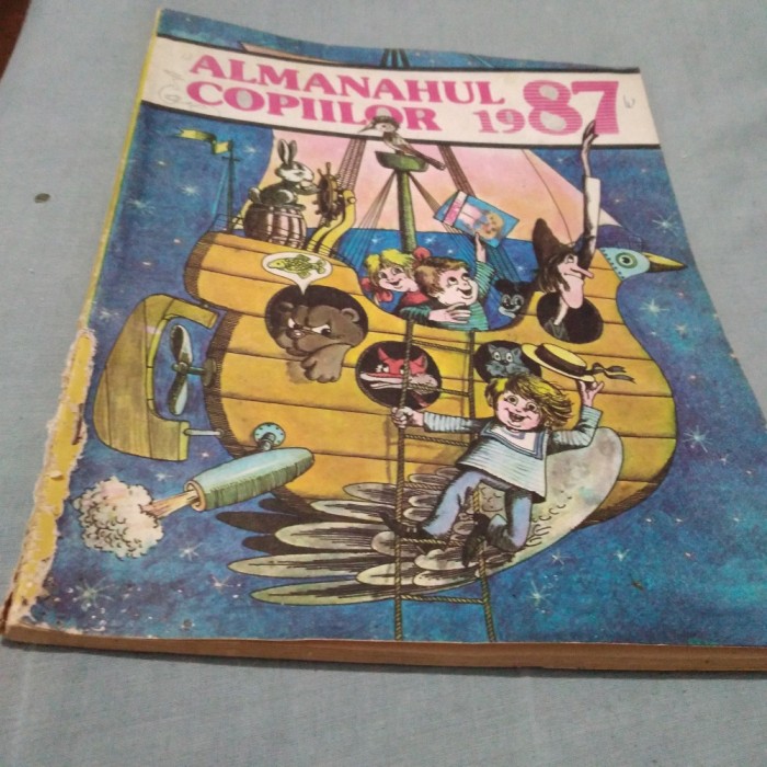 ALMANAHUL COPIILOR 1987 BOGAT ILUSTRAT