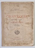 GRAFOLOGIA SI EXPERTIZELE IN SCRIERI - ANONIMUL - FALSUL de HENRIC STAHL , EDITIE INTERBELICA , DEDICATIE*