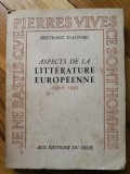 Aspecte ale literaturii europene dupa 1945 (autograf/semnatura Eugen Barbu)