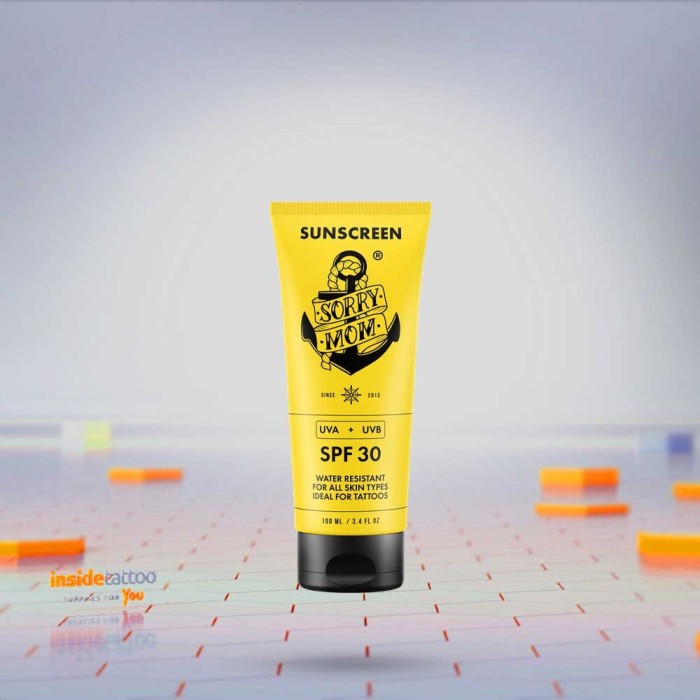 Lotiune Plaja SPF 30 - SORRY MOM Protectie tatuaje 100ml