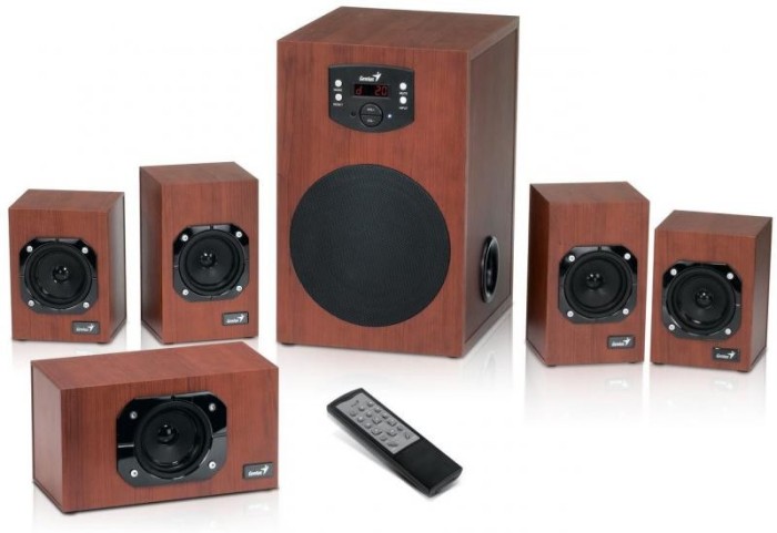 BOXE 5.1 GENIUS SW-HF5.1 4600 WOOD BOXE 5.1 GENIUS SW-HF5.1 4600 WOOD
