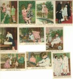NI836 Nos enfants royaux, troisi&egrave;me s&eacute;rie, 10 sujets diff&eacute;rents, Editi&eacute; et offert par C&ocirc;te d&rsquo;Or, Le bon chocolat belge, set complet