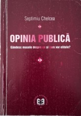 Opinia publica. Gandesc masele despre ce si cum vor elitele? - Septimiu Chelcea (cateva sublinieri in creion) foto