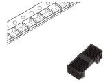 Radiator Extrudat Negru 12.7x31.1x11.7mm