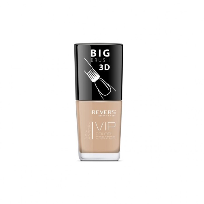 Lac de unghii Vip, 3D, Revers, crem, nude, mat, 12 ml, Nr 031