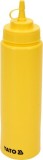Dispenser Sos YATO GASTRO, 700 ml, Galben - Dozator Profesional Ketchup, Mustar, Otet, Polietilena Flexibila, Curatare Facila