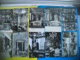 HOPCT LOT NR 131-INTERIOR PELES-SINAIA/ PRAHOVA-10 CARTI POSTALE-RPR-CIRCULATE
