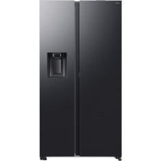 Side by Side Samsung Bespoke AI RS80F66KBFEO, 634 l, Twin Cooling, Deschidere automata a usilor, AI Energy, Wifi, Clasa B
