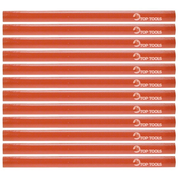 Creioane tamplar HB set 12 bucati TOP TOOLS 14A812 HardWork ToolsRange
