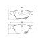 Placute frana BMW 5 (E60) 12.01-03.10, 5 Touring (E61) 03.04-12.10, X1 (E84) 03.09-06.15, Fata, BREMBO