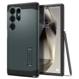 Husa pentru samsung galaxy s24 ultra, spigen tough armor, abyss green