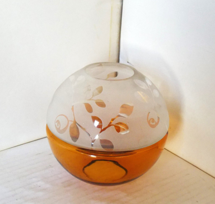 Candela lanterna pastile sticla suflata manual - Shine 4 - design Marie Olofsson