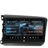 Cumpara ieftin Navigatie Honda Civic (2012-2015), Android 12, E-Octacore 2GB RAM + 32GB ROM, 9 Inch - AD-BGE9002+AD-BGRKIT007