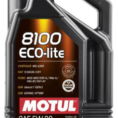 Ulei de motor 8100 (5L) 5W30; API ILSAC GF-6A;SP;Chrysler MS-6395;Fiat 9.55535 CR1;Ford M2C929 A;Ford M2C946 A;Ford M2C946 B1;GM 4718m;GM 6094M;GM DEX