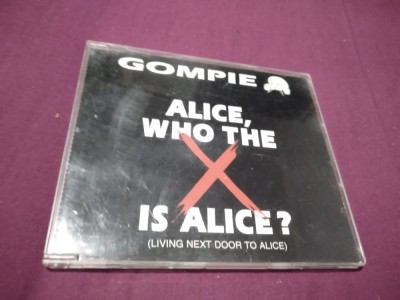 CD GOMPIE ALICE WHO THEIS ALICE ? ORIGINAL foto