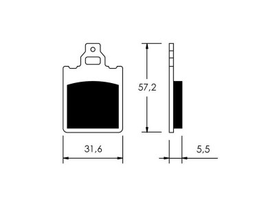 Lichidare: VICMA SET PLACUTE FRANA O717 ECHIVALENT CU FDB697 foto