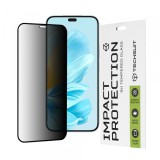 Folie de protectie Ecran Privacy Techsuit pentru Honor 200 Lite, Sticla Securizata, Full Glue, 111D