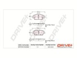 Dr!ve+ DP1010.10.0396 set placute frana,frana disc