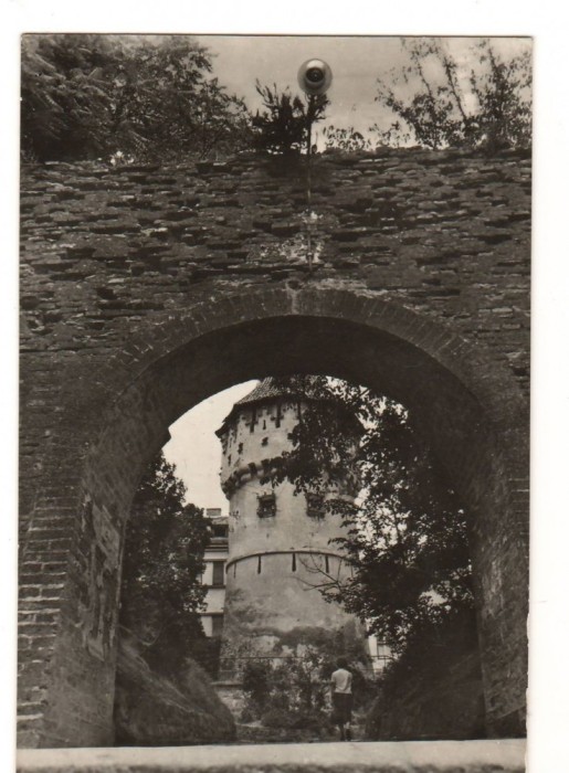 CPI B13618 CARTE POSTALA - SIBIU - TURNUL OLARILOR, 1969