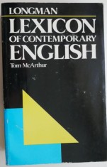 Logman Lexicon of Contemporary English ? Tom McArthur foto