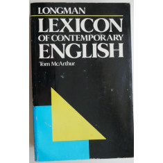 Logman Lexicon of Contemporary English &ndash; Tom McArthur