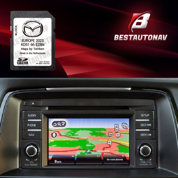 Card navigație Mazda NB1 Tomtom Europa 2023 pentru Mazda CX-9 (2013&ndash;2015)