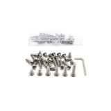 Set de 30 șuruburi de 1/4 inch cu cheie