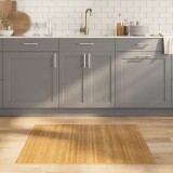 vidaXL Covor dreptunghiular, natural, 80x100 cm, bambus 376769